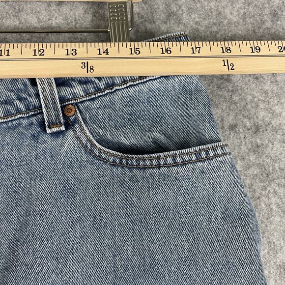 Vintage Levis 550 Jeans Womens 18W Short Relaxed Tapered Light Wash Mom USA 90s - Picture 4 of 15